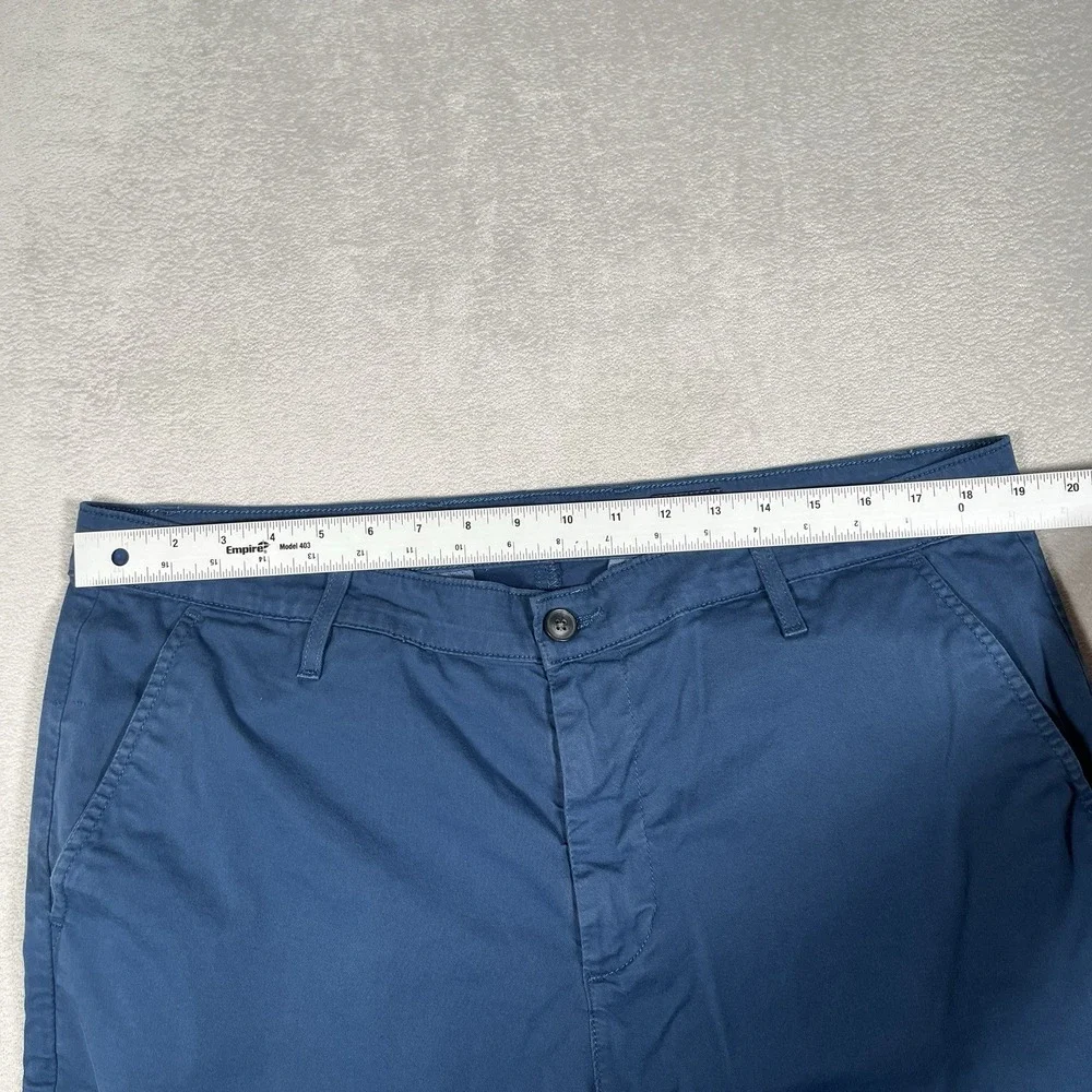 AG Adriano Goldschmied The Griffin Relaxed Shorts Navy Mens 38R Chino Stretch